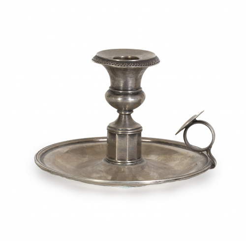 Palmatorias de plata S. XIX