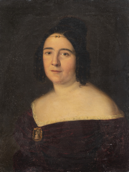 ANTONIO CAVANNA Y PASTOR (Valencia, 1815-1840)Retrato de d