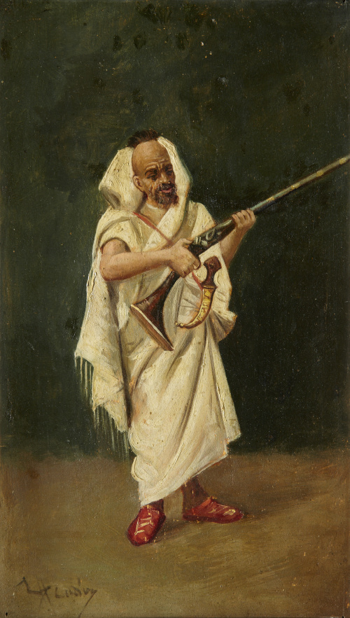 ESCUELA ESPAÑOLA, SIGLO XIXPareja de moros