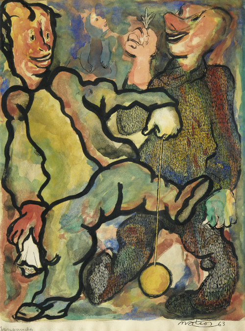 FRANCISCO MATEOS (Sevilla, 1894 - Madrid, 1976)“Yoyeando”,