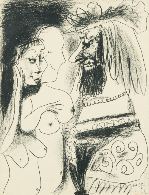 PABLO PICASSO (Málaga, 1881 - Mougins, 1973)“Le Vieux Roi”
