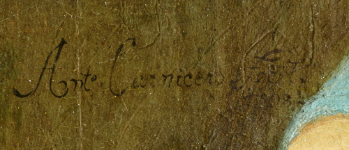 ANTONIO CARNICERO (1748- 1814).Retrato de dama con guitarr