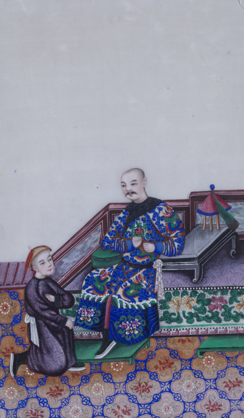 ESCUELA CHINA, SIGLO XIXEscenas palaciegas