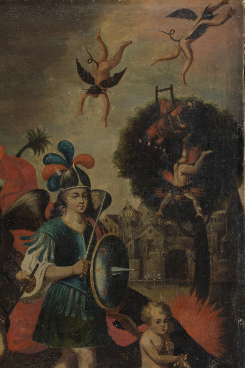 ESCUELA COLONIAL, FF. SIGLO XVIIIHuida a Egipto