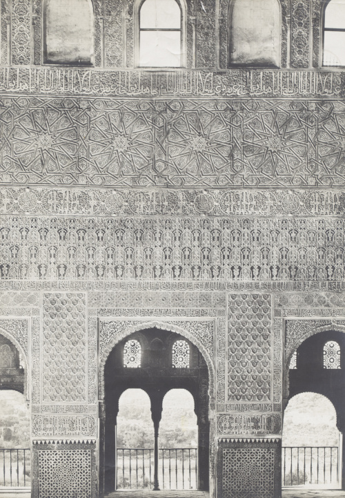 Lotes de cinco fotografías de la Alhambra de granada.