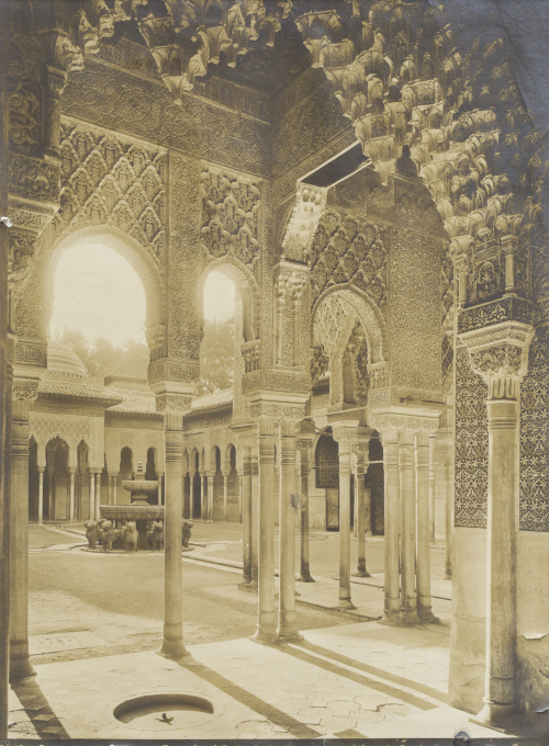 Lotes de cinco fotografías de la Alhambra de granada.