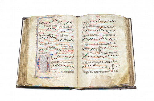 Cantoral - Antiphonale Missarum. Probablemente Sevilla, pri