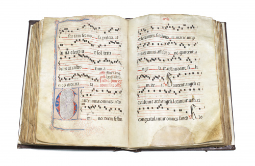 Cantoral - Antiphonale Missarum. Probablemente Sevilla, pri