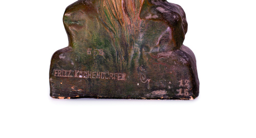 Fritz Kochendörfer (Alemania, 1871-1942).“Le Vent”.Busto