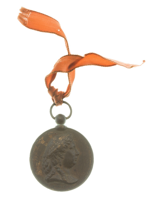 Lote de siete medallas, seis españolas y una chilena en bro