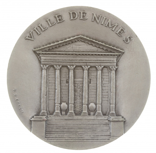 Lote de siete medallas francesas de diferentes metales