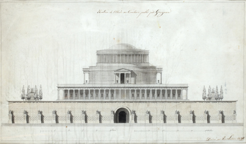 PIERE LUCHINI (Escuela francesa, h. 1824)El alzado de Elis