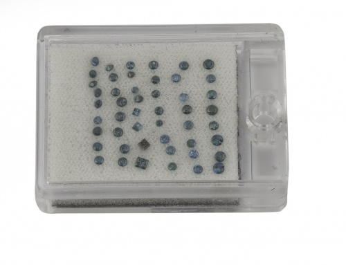 Lote formado por 90 brillantes en 6 lotes diferentes,blanco