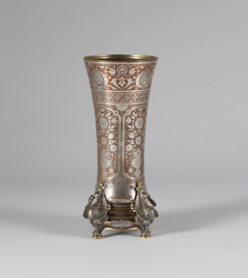 Emile Reiber * para Christofle & Cie, h. 1873Cobre y plata