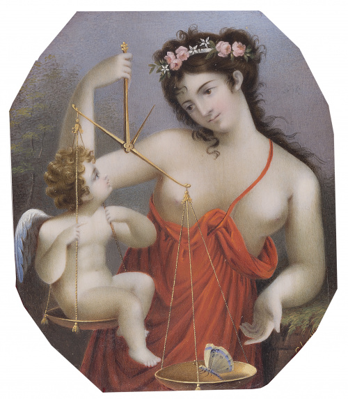 JUAN GÁLVEZ (1774-1846)Alegoría de La ligereza del Amor, 1