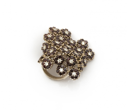 Original sortija de PAOLO BONGLIA de brillantes fancy brown