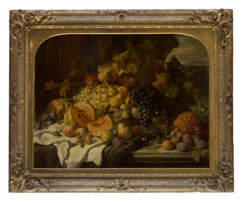 WILLIAM DUFFIELD (Escuela inglesa, 1816-1863)Bodegón de fru