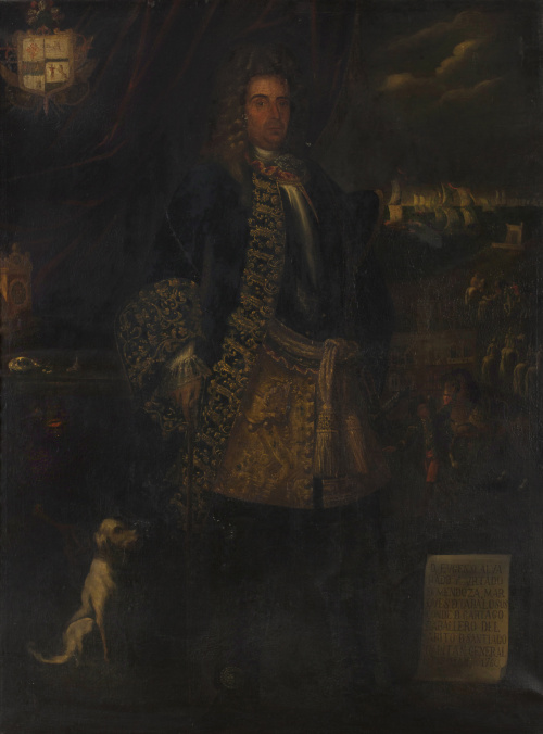 ESCUELA ESPAÑOLA O COLONIAL, H. 1760Don Eugenio Alvarado, 