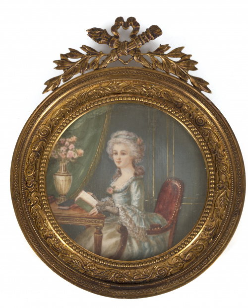 ESCUELA FRANCESA, SIGLO XIXRetrato de dama