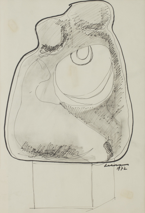 PABLO SERRANO (Crivillén, Teruel, 1908 - Madrid, 1985)Boce