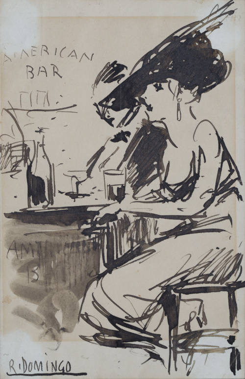 ROBERTO DOMINGO FALLOLA (París, 1883-Madrid, 1956)Escena de