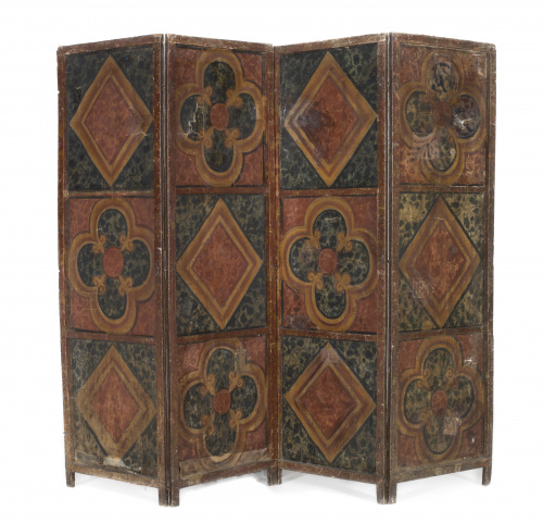 ESCUELA DEL VIRREINATO DE NUEVA GRANADA, h. 1800Biombo de 