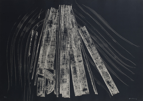 HANS HARTUNG (Leipzig, 1904 - Antibes, 1989)Modelo nº20, 1