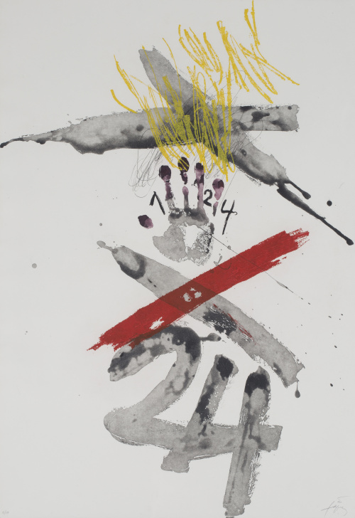 ANTONI TÀPIES (Barcelona, 1923 - 2012)Sin título, 1972