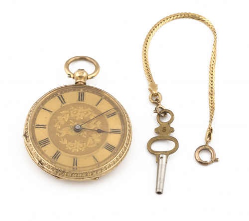 Reloj Lepine suizo fabricado por DF & COMPANY en oro de 18K