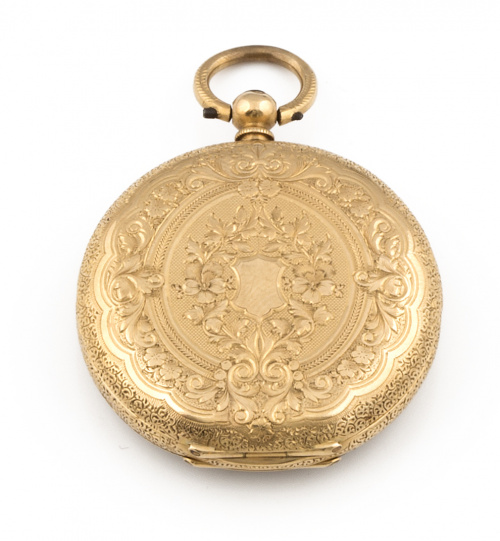 Reloj Lepine suizo en oro de 18K c .1890 en oro de 18K