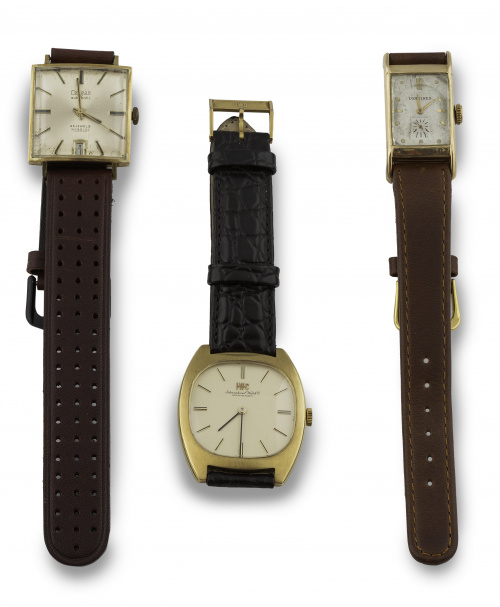 Reloj INTERNATIONAL WATCH Schaffhausen c.1960 en oro de 18K
