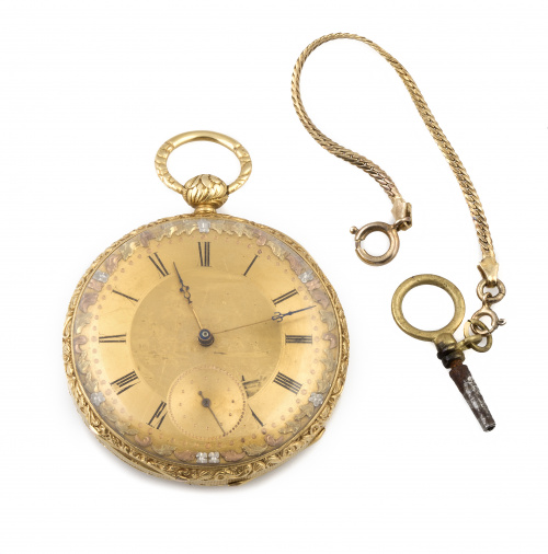 Reloj lepin fabricado por CHARLES MONTANDON & GIRARD en oro