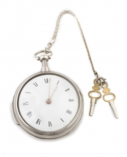 Reloj Lepine catalino en plata fabricado y firmado por HARR