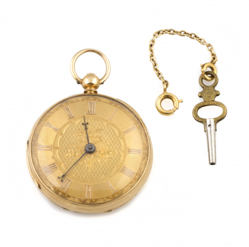 Reloj Lepine semicatalíno fabricado por SAM  CORBETT en oro
