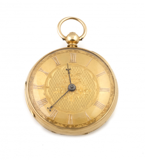 Reloj Lepine semicatalíno fabricado por SAM  CORBETT en oro