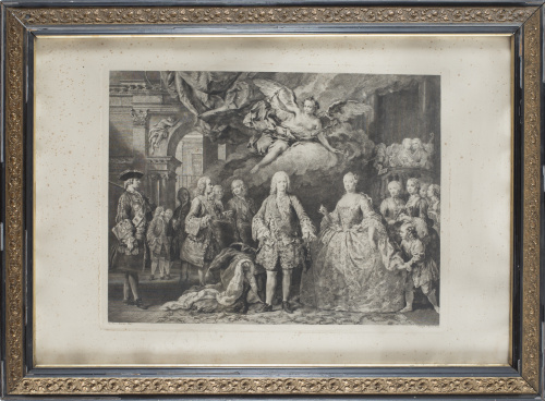 JACOPO AMICONI (1682-1752) pint. y JOSEPH FLIPART (1721-179