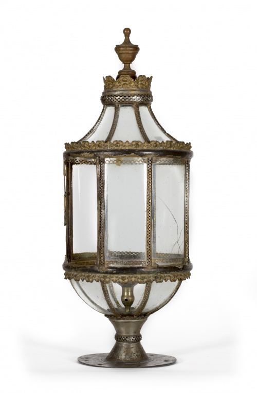 Farol de metal, ff. del S. XIX - pp. del S. XX.