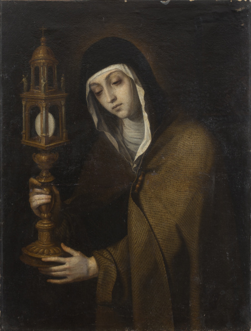 ESCUELA ESPAÑOLA, SIGLO XVIISanta Clara