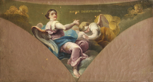 FRANCISCO LLÁCER (1781-1857)Dos bocetos de ángeles para la