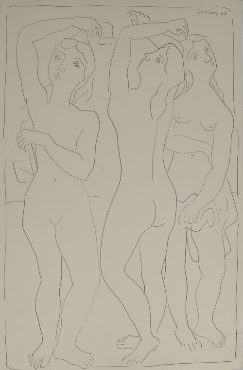 HONORIO GARCÍA CONDOY (Zaragoza, 1900 - Madrid, 1953)Las T