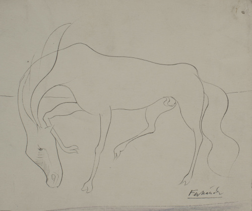 LUIS FERNÁNDEZ (Oviedo, 1900 - París, 1973)Cheval