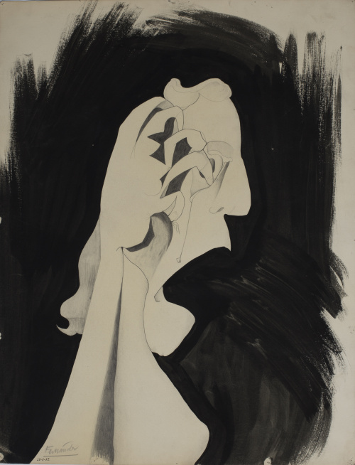 LUIS FERNÁNDEZ (Oviedo, 1900 - París, 1973)Figura, 1939