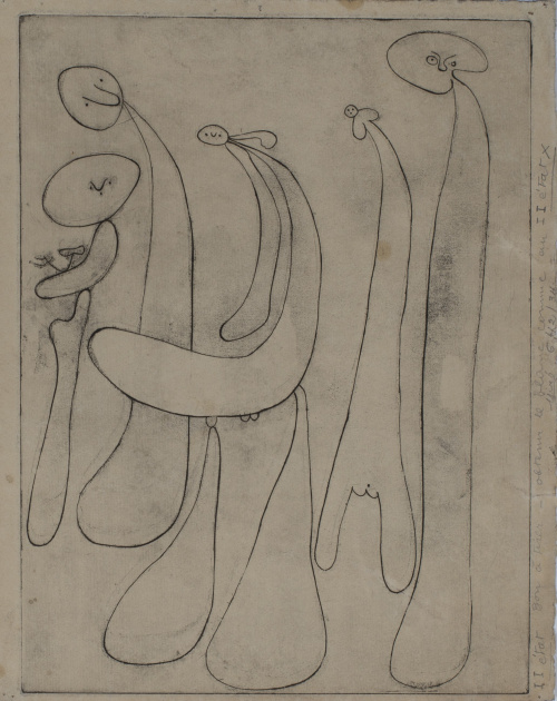 JOAN MIRÓ (Barcelona, 1893 - Palma de Mallorca, 1983)Ensay