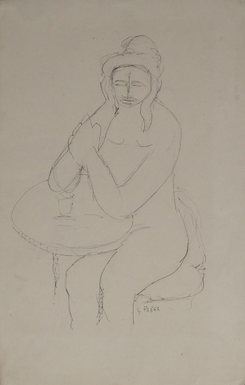 GINÉS PARRA (Almería, 1895 - París, 1960)Desnudo femenino 