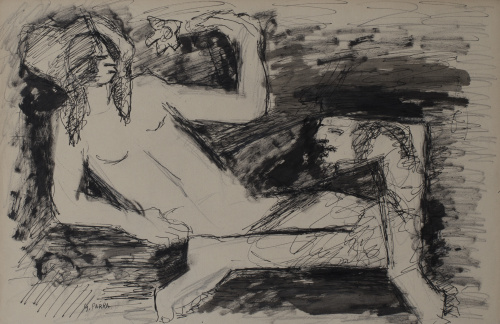 GINÉS PARRA (Almería, 1895 - París, 1960)Figura reclinada