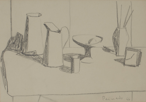 JOAQUÍN PEINADO (Málaga, 1898 - París, 1975)Bodegón, 1946