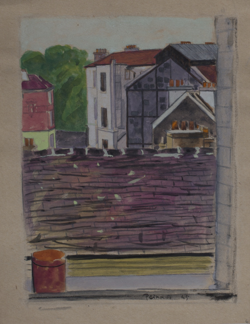 JOAQUÍN PEINADO (Málaga, 1898 - París, 1975)Vista desde mi