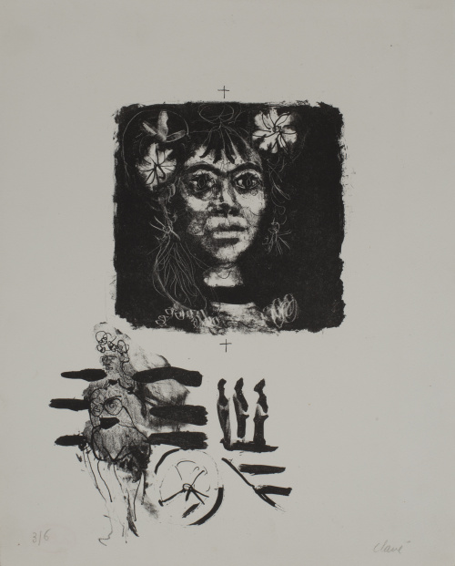 ANTONI CLAVÉ (Barcelona, 1913 - Saint-Tropez, 2005)Muchacha