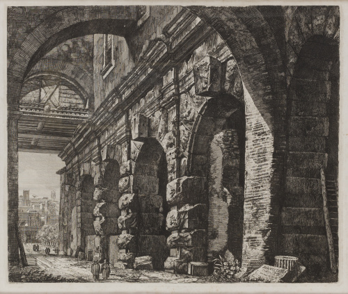 LUIGI ROSSINI (Rávena, 1790 - Roma, 1857)Vista, 1821