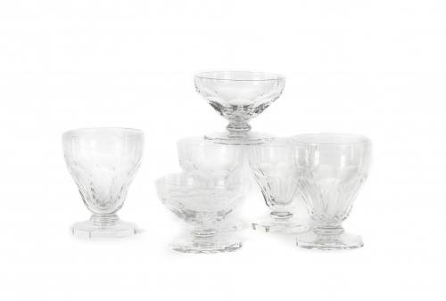 Val saint Lambert, juego de copas.Seraing, Bélgica.